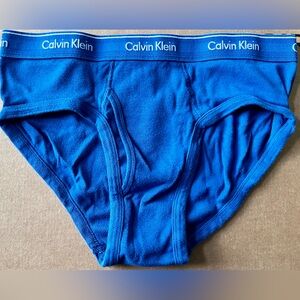 Blue CK men’s Briefs. Size Medium.